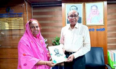 ঢাকায় এমআরএ এর ভাইস চেয়ারম্যানের সাথে ডক্টর হোসনে আরা বেগম এর সৌজন্য সাক্ষাৎ