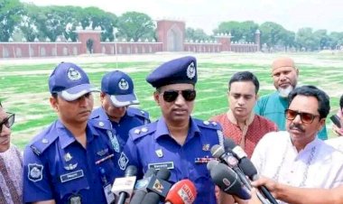দিনাজপুর গোর-এ-শহীদ ঈদগাহ ময়দান পরিদর্শন করেন পুলিশ সুপার মহোদয়