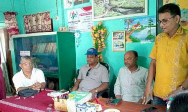 কেশবপুর চারুপীঠ একাডেমিতে শিশু  বিষয়ক কর্মকর্তার মতবিনিময়