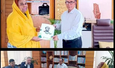 ঢাকায় এনজিও বিষয়ক ব্যুরোর মহাপরিচালকের সাথে ড.হোসনে আরা বেগমের সৌজন্য সাক্ষাৎ