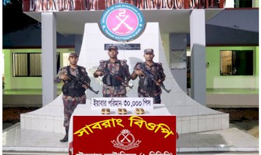 টেকনাফে বিজিবির অভিযানে ৩০ হাজার ইয়াবাসহ নৌকা জব্দ