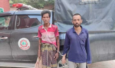 নওগাঁ মান্দায় বিভিন্ন এলাকায় অভিযান চালিয়ে  দুই মাদক  সেবীর কারাদন্ড  দিয়েছে আদালত