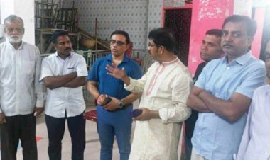 কেশবপুরে শ্রী শ্রী কালী মন্দির পরিদর্শনে  কেন্দ্রীয় বিএনপি নেতা অপু