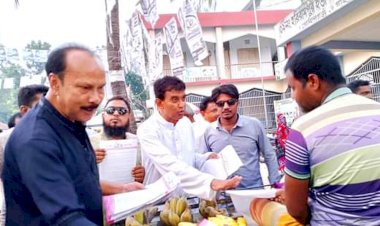 বেগম খালেদা জিয়ার নিঃশর্ত মুক্তি ও  উপজেলা পরিষদ নির্বাচন বর্জনে জনমত সৃষ্টির লক্ষ্যে গোবিন্দগঞ্জে বিভিন্ন ইউনিয়ন বিএনপি'র  উদ্যোগে লিফলেট বিতরণ