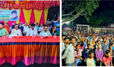 গোবিন্দগঞ্জের  মোটরসাইকেল  প্রতীকে ভোট প্রার্থনা করে লিফলেট বিতরণ ও পথসভা অনুষ্ঠিত
