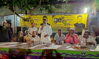 বগুড়া সদর উপজেলা নির্বাচন উপলক্ষে ছোট  কুমিড়ায় মোটরসাইকেল মার্কার নির্বাচনী সভা