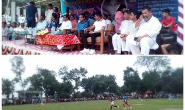 মনোহরদীতে বীর মুক্তিযোদ্ধা শওকতআলী মাস্টার স্মৃতি ফুটবল টুর্ণামেন্ট এর ফাইনাল ম্যাচ অনুষ্ঠিত