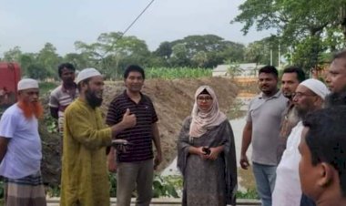 মোকাম ইউনিয়নের কোরপাই থেকে পিহর পর্যন্ত ৩কিঃমিঃ খাল খনন। পরিদর্শন করেন উপজেলা নির্বাহী কর্মকর্তা
