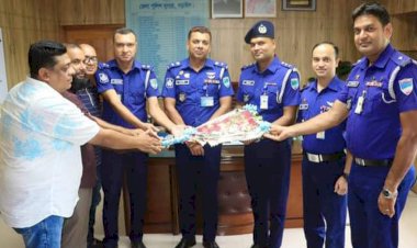 নড়াইল কালিয়া সার্কেলে নতুন সহকারী পুলিশ সুপার কিশোর রায়'র যোগদান