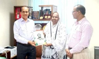 ঢাকায় ইউসেপ বাংলাদেশের নির্বাহী পরিচালকের সাথে ডক্টর হোসনে আরা বেগমের মতবিনিময়