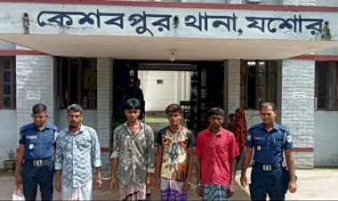 কেশবপুর থানা পুলিশের সাঁড়াশি অভিযানে  ৩ মাদক ব্যবসায়ী