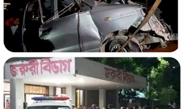 নরসিংদীতে মাইক্রোবাস-কাভার্ডভ্যানের সংঘর্ষে চারজন নিহত, আহত-৪