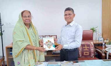 ঢাকায় এলজিইডি'র প্রধান প্রকৌশলীর সাথে ড.হোসনে-আরা বেগমের সাক্ষাৎ
