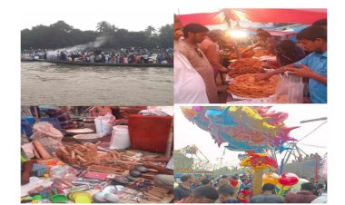 নওগাঁয় লক্ষ্মীপূজা উপলক্ষে ৩দিন ব্যাপী ঐতিহ্যবাহী নৌবিহার গ্রামীন মেলাায় দর্শনার্থীদের ভীড়!