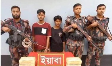 নাইক্ষ্যংছড়ির ঘুমধুম সীমান্তে ৪০ হাজার পিস বার্মিজ ইয়াবা সহ আটক - ২