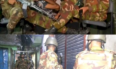 মধ্যরাতে জেনেভা ক্যাম্পে সেনাবাহিনীর চিরুনি অভিযান