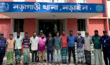 নড়াইল জেলা পুলিশের অভিযানে গত ২৪ ঘন্টায়  বিভিন্ন অপরাধে ২৫ জন গ্রেফতার