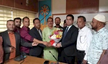 নবাগত নির্বাহী অফিসারের সাথে উপজেলা বিএনপি,র মতবিনিময়