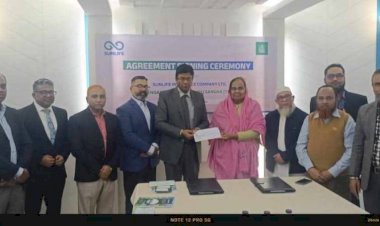ঢাকায় সানলাইফ ইনস্যুরেন্স কোম্পানী'র সাথে গুলশান নর্থ ক্লাবের মধ্যে চুক্তি স্বাক্ষর