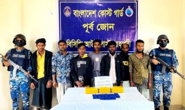 টেকনাফে বিপুল পরিমাণ ইয়াবাসহ আটক ৭