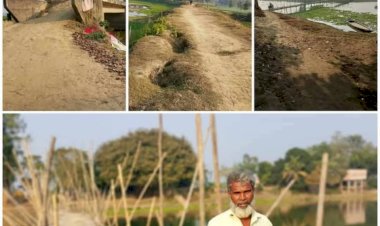 পাবনার চাটমোহর-ভাঙ্গুড়া উপজেলার (বলজপুর-গদাই রূপসী-ধলাগাড়া) রাস্তা পাকা করন ও  ব্রিজ নির্মাণে এলাকাবাসীর জোরদাবী