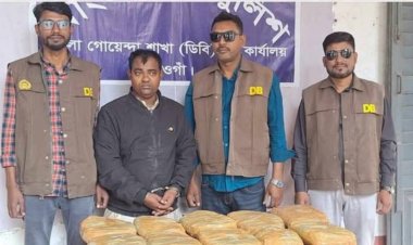 নওগাঁ পৃথক অভিযানে নয় কেজি গাঁজা ও ৫০ পিস ফেন্সিডিলসহ দুই জন আটক