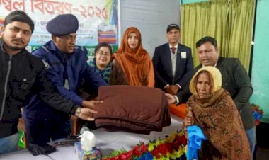 রাজশাহী মোহনপুরে সিসিডিবির উদ্যোগে শীত বস্ত্র কম্বল বিতরণ