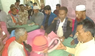 মনোহরদীতে প্রবাসীদের অর্থায়নে দুঃস্থদের মাঝে কম্বল বিতরণ