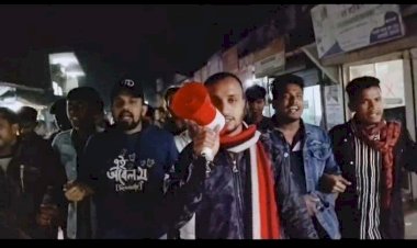 নিষিদ্ধ ঘোষিত সংগঠন ছাত্রলীগের কর্মসূচীর প্রতিবাদে মনোহরদীতে ছাত্রদলের বিক্ষোভ