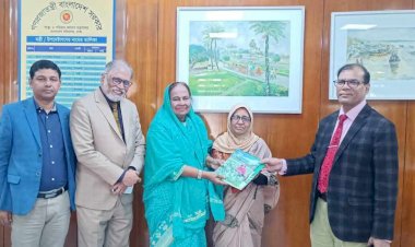 ঢাকায় স্বাস্থ্য মন্ত্রণালয়ের উপদেষ্টার সাথে ড. হোসনে-আরা বেগমের সৌজন্য সাক্ষাৎ