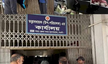 নওগাঁ জেনারেল ২৫০ শয্যা বিশিষ্ট হাসপাতাল ১ দিন তালাবদ্ধ থাকার পরে আজ উন্মুক্ত করেছে শিক্ষার্থীরা