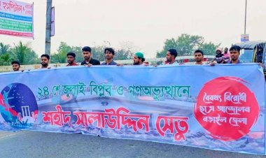 নড়াইলে শেখ রাসেল সেতুর নাম পাল্টে শহীদ সালাউদ্দিন সেতু