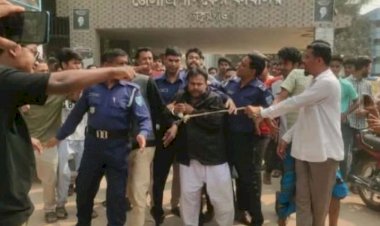 ঠাকুরগাঁওয়ে ধর্ষক'কে আদালতে তোলার সময় গণধোলাই,জেল হাজতে পাঠালেন বিচারক