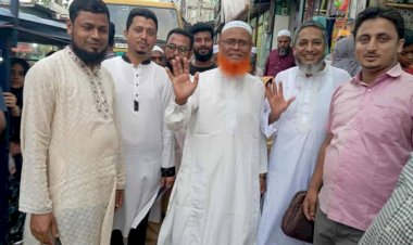 বুড়িচংয়ে  জামায়াতের  গণসংযোগ ও  লিফলেট বিতরণ