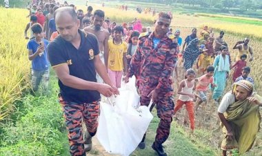 নওগাঁর যমুনা নদীতে পড়ে হাবিব নামে এক শিশুর মৃত্যু