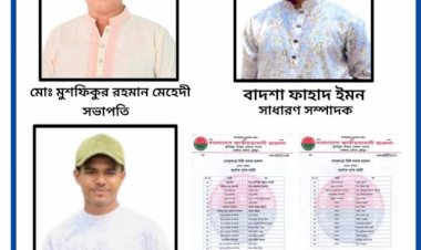 রামকৃষ্ণপুর ডিগ্রি কলেজ ছাত্রদলের কমিটি গঠন, সভাপতি মেহেদী সাধারন সম্পাদক ইমন