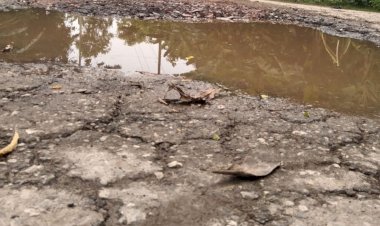 মহাসড়কের বেহাল অবস্থা এ যেন মৃত্যু ফাঁদ
