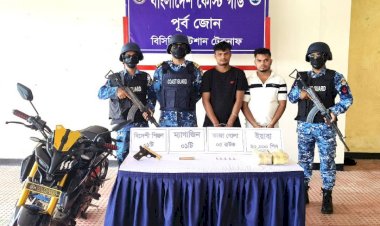 টেকনাফে ইয়াবা ও পিস্তলসহ দুই  মাদক কারবারী আটক