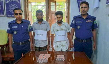নওগাঁর মান্দায় ২০০ পিচ ট্যাপেন্ডালসহ শ্বশুর জামাই গ্রেফতার