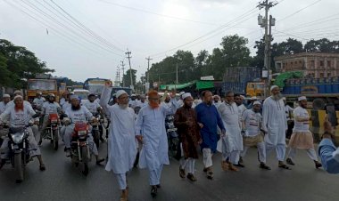 ঢাকায় মহাসমাবেশকে স্বাগত জানিয়ে বুড়িচংয়ে জামায়াতের মিছিল
