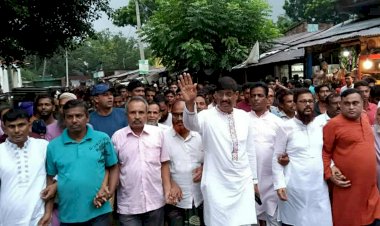 সাগরদাঁড়ি ইউনিয়ন বিএনপির আয়োজনে চিংড়া বাজারে পথসভায়