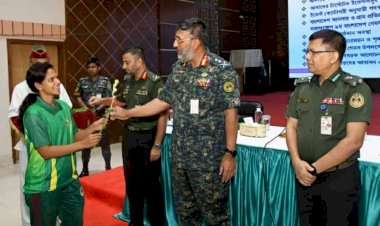 বাংলাদেশ আনসার-ভিডিপি ক্রীড়া দলের সাথে মহাপরিচালক'র মতবিনিময় : মাদক থেকে দূরে থাকার কঠোর নির্দেশনা