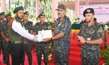 গাজিপুরের সফিপুরে আনসার প্রশিক্ষণের সমাপনী অনুষ্ঠিত