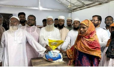কেশবপুরে অসহায়দের মাঝে জামায়াতে  ইসলামীর খাদ্যসামগ্রী বিতরণ