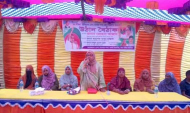 কেশবপুরের পাঁজিয়া ইউনিয়নে নারীদের  নিয়ে বিএনপির উঠান বৈঠক