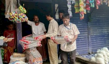 মনোহরদীতে ভোক্তা অধিকারের অভিযানে দুই ব্যবসায়ীকে জরিমানা