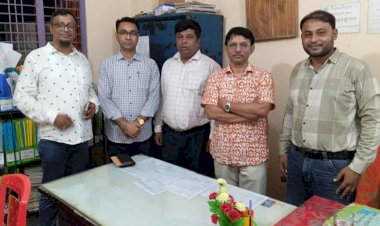 টিএমএসএসের সেক্টর প্রধানের বালিয়াডাঙ্গী শাখা পরিদর্শন