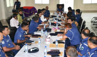 পাবনায় পুলিশের মাসিক ক্রাইম কনফারেন্স অনুষ্ঠিত