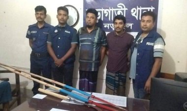 নড়াইলের নড়াগাতীর থানার  ওসি আশিকুর রহমানের নেতৃত্বে দুইজন গ্রেপ্তার