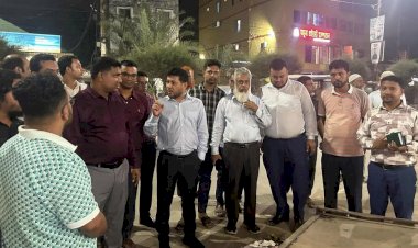 নরসিংদী পৌরসভা ও পার্শবর্তী এলাকা পরিদর্শন করলেন জেলা প্রশাসক